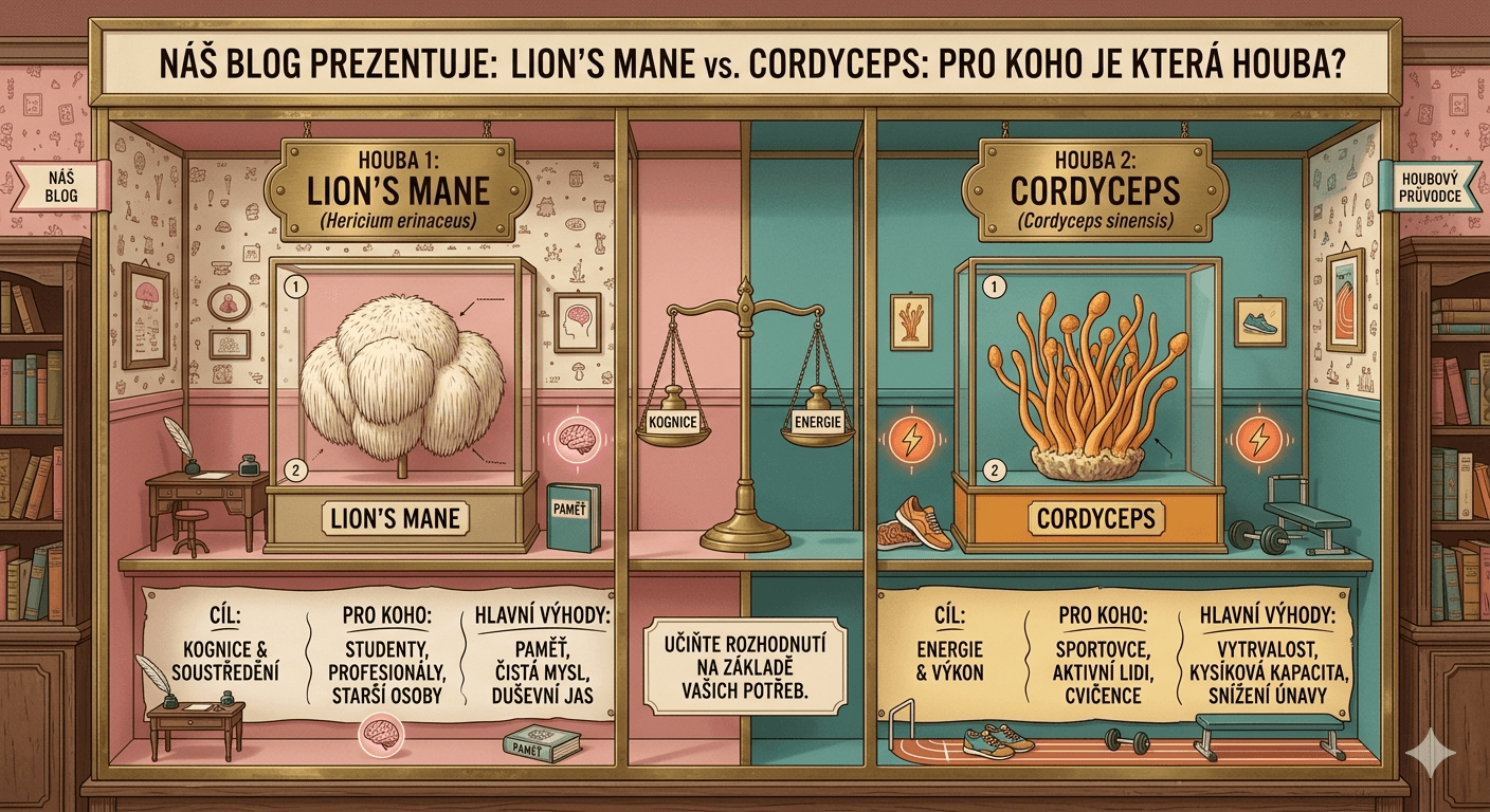Lion's Mane vs. Cordyceps: Which mushroom for whom?