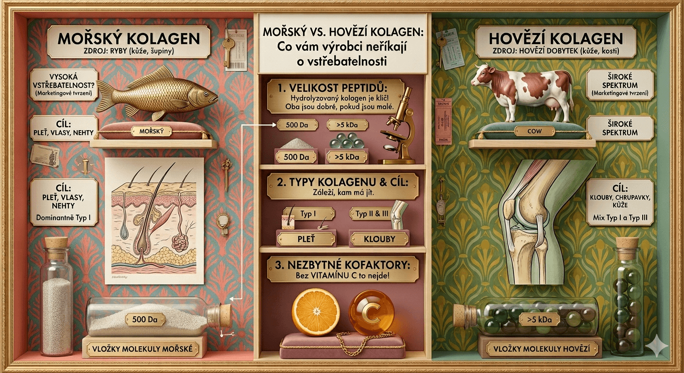 Marine vs. bovine collagen: What manufacturers do not tell you about absorption